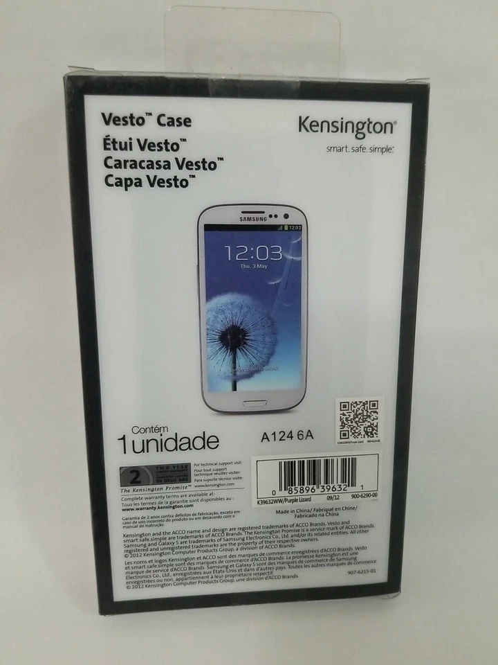 Kensington Vesto Case Purple Cell Phone Case for Samsung Galaxy S III  - Image 3 of 4