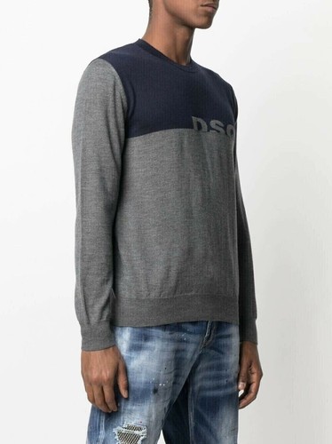 SIZE S DSQUARED2 DSQ2 MAGLIONCINO-FELPA 100%COTONE SOTTOCOSTO ASTA PAZZA - Foto 3 di 6