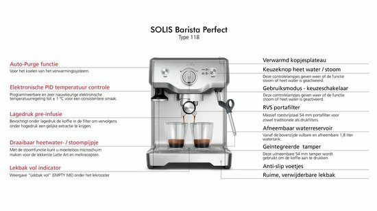 Купить Solis Barista Perfect Pro Typ 