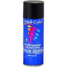 Duplicolor DAL1608 Semi Gloss Black Lacquer Spray Paint Aerosol 12oz.