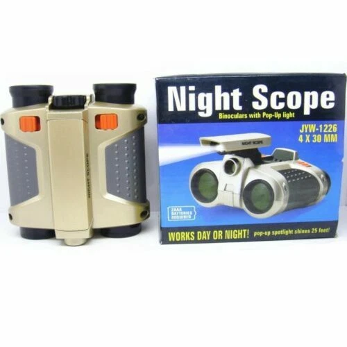 Small Mini Binoculars 4 x 30 with Pop-Up Light, Size:123mm x 110mm x 60mm - Image 4 of 4