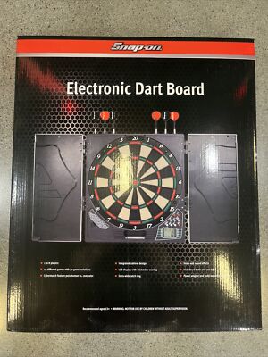 Snap On Tools Electronic Dartboard (Matte Black)
