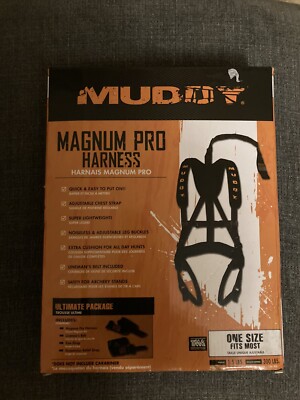 Muddy Magnum Pro Harness Padded Adjustable Safety Harness One Size New Open Box