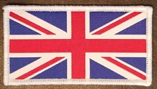  1 Union Jack badge HOOK backed UK Army Police TRF MTP badges patches infantry