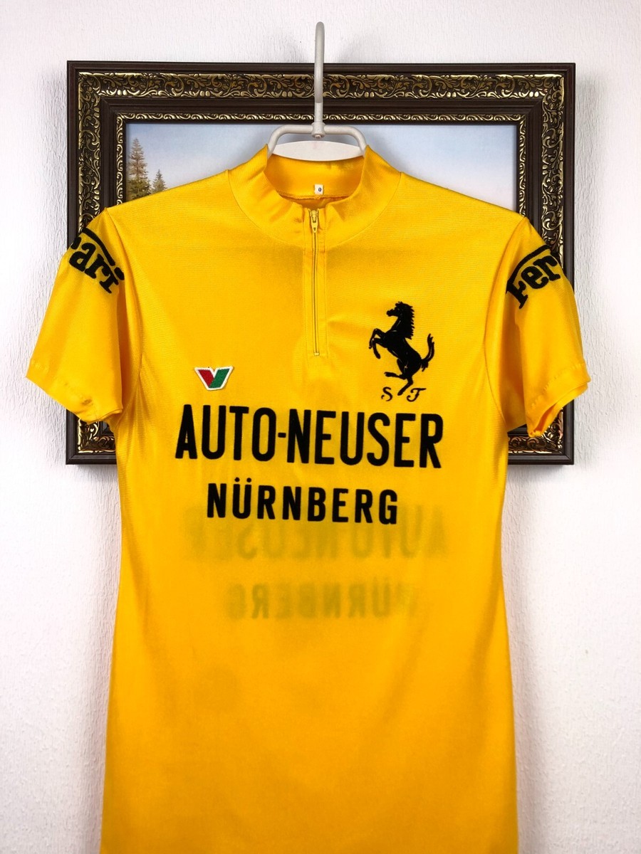 Maillot cycliste BERTIN SHIMANO vintage shirt maglia trikot jersey années 80 XXL