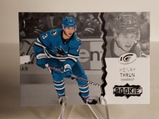 2023-24 UD Ice Rookie Henry Thrun San Jose Sharks RC 