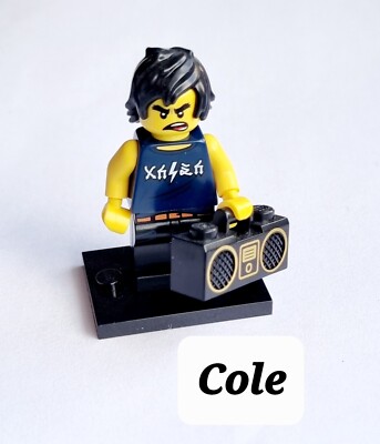NEW LEGO 71019 NINJAGO MOVIE SERIES COLE MINIFIGURE MINT CONDITION  UK