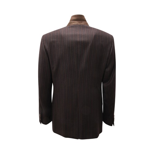 0524AU abito uomo PRADA man pinstripes wool suit - Bild 2 von 4