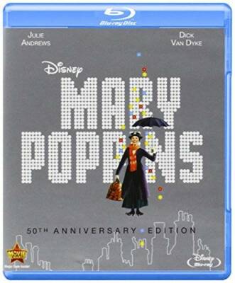 Mary Poppins: 50th Anniversary Edition (Blu-ray + DVD + Digital Copy) - GOOD