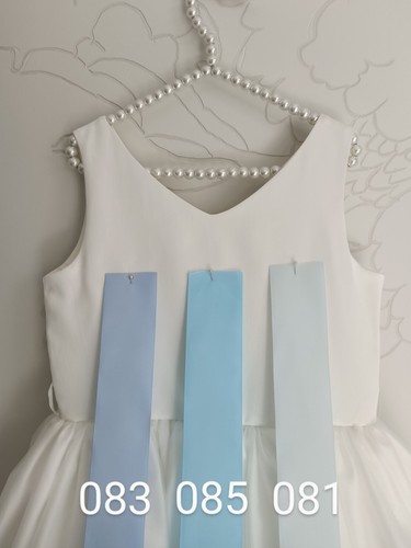Bridal satin belt, wedding sash - 5 cm width - Picture 10 of 24
