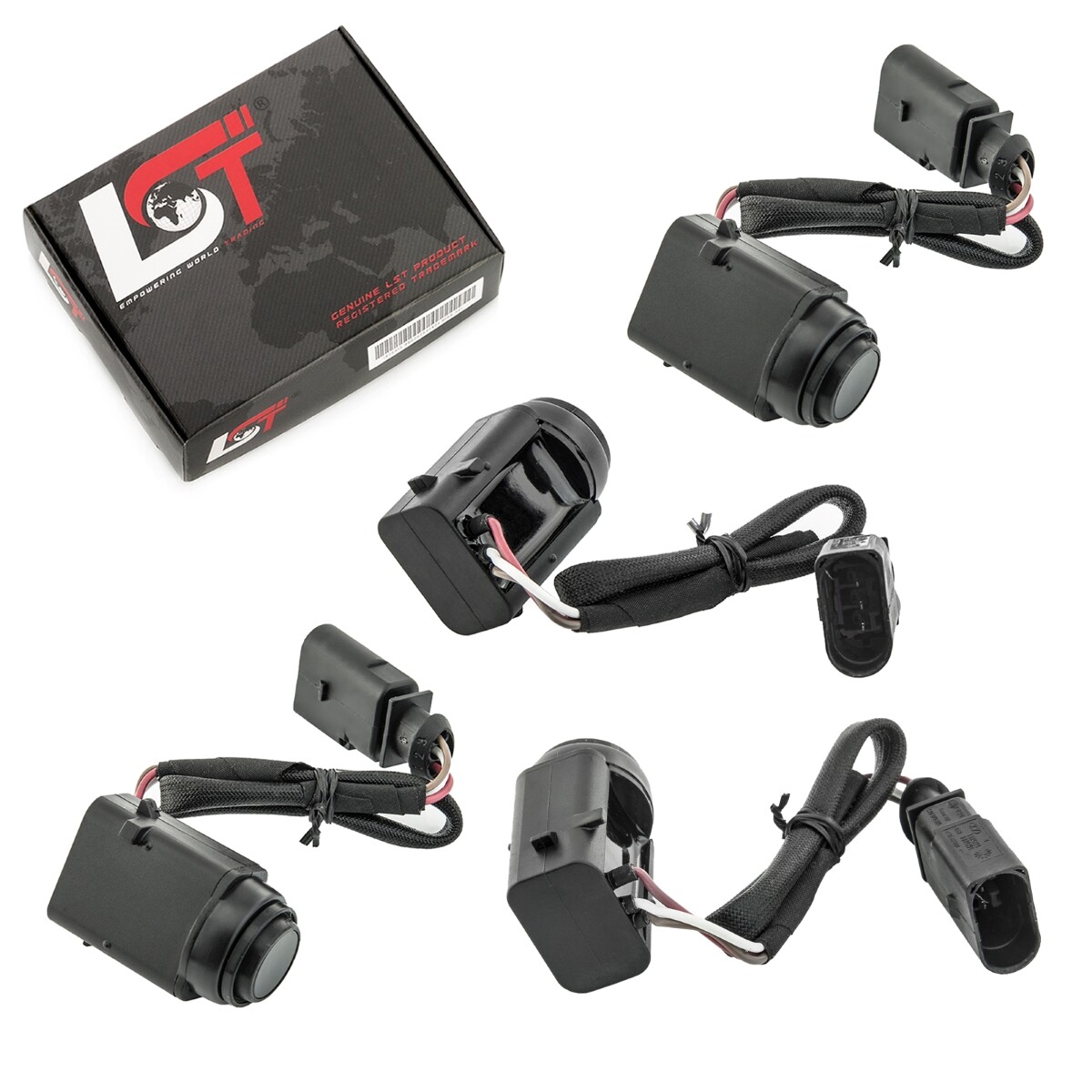 4x PDC Ultrasonic Sensor Parking Aid Bumper Inside for BENTLEY CONTINENTAL GT