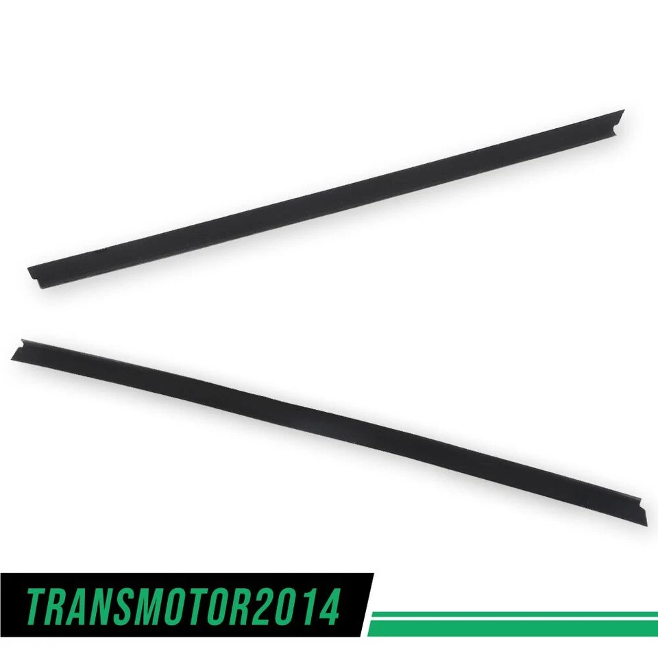 Kit de 4 piezas de impermeabilización de sello de fieltro de barrido de ventana interior y exterior apto para camioneta Chevy Foto 3 de 4