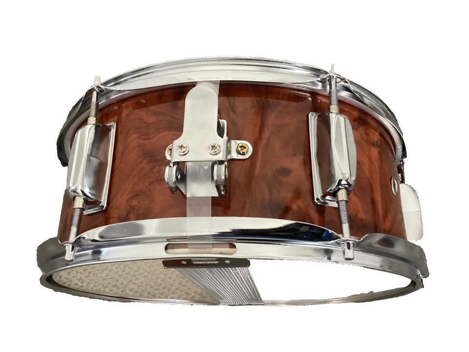 12 x 5 inches Professional Snare Drum /Brown glossy finish/New - Image 3 of 4