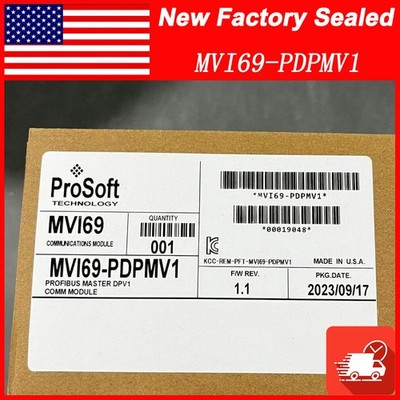 New ProSoft Technology MVI69-PDPMV1 PROFIBUS DP-V0/V1 Master Communication