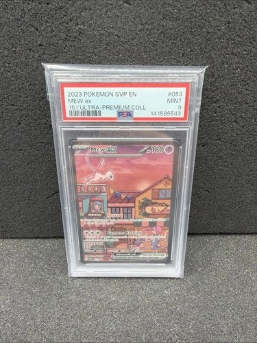 Pokemon Cards PSA 9 MINT Mew Ex 151 UPC Black Star Promo 2023 S&V #053