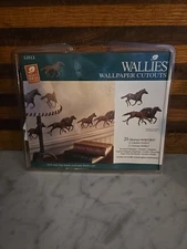 Wallies Wallpaper Cutouts 25 Horses Washable 125212