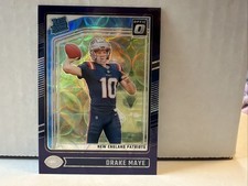 DRAKE MAYE - 2024 Panini Donruss Optic - Rated Rookie PURPLE SCOPE PRIZM!💥💥💥