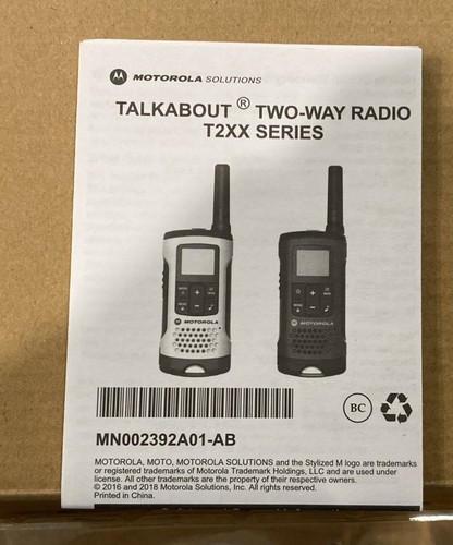 Talk about Two Way Radio By Motorola ( Set Of 3) - Zdjęcie 2 z 4