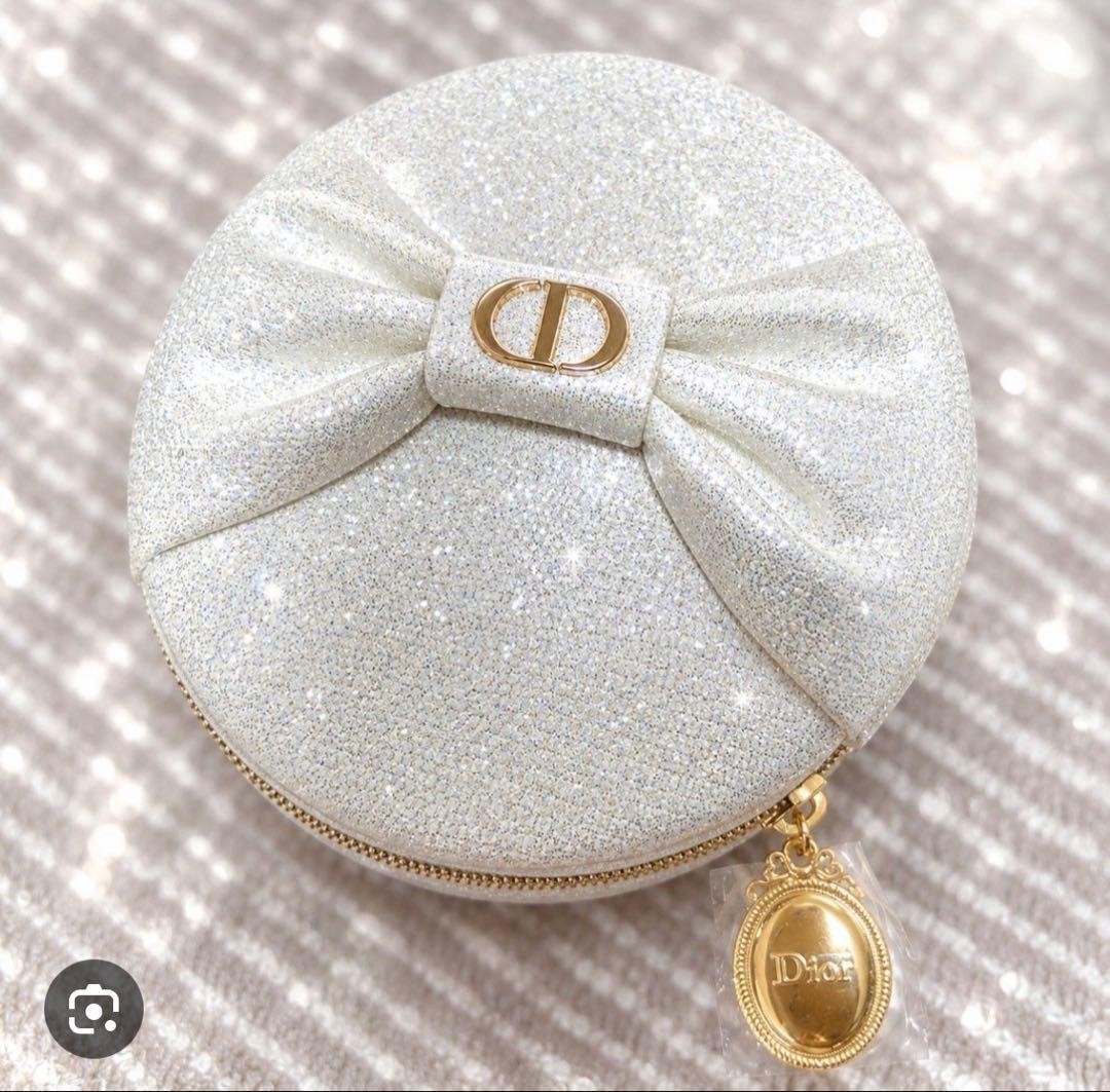 DIOR Novelty 2026 Holiday Jewelry Case White Ribbon