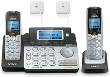 DS6151-2 2 Handset 2-Line Cordless Phone System for Home or Small Business with 