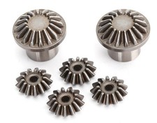 Traxxas 8582 Gear set, differential front output gears 2 / spider gears 4