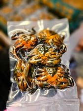 10 X VACUUM PACKS OF UK PREMIUM FROZEN PEELER CRAB