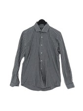 Liu Jo Men's Shirt Chest: 40 in Grey Checkered 100 Other Basic