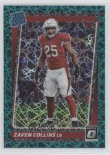 2021 Panini Donruss Optic Rated Rookie Green Velocity Prizm Zaven Collins 0a3