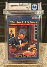SHERLOCK HOLMES SEGA CD Game Factory Sealed Brand New WATA 7.0 A Graded RARE