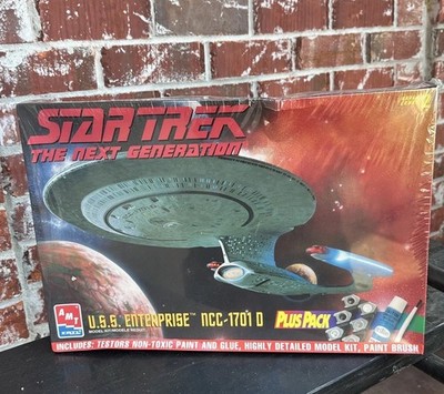 AMT Ertl Star Trek The Next Generation USS Enterprise NCC-1701 D Model SEALED 