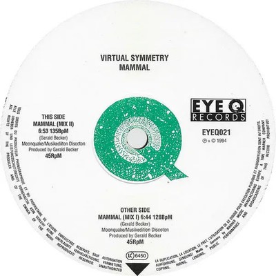 Virtual Symmetry Mammal Vinyl Single 12inch Eye Q