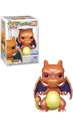 Pokemon Center Charizard Pearlescent Funko Pop #843 MINT W/Protector SOLD OUT