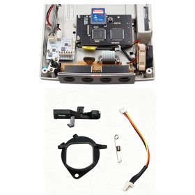 Mini Fan 3D Print Mount Kit Cooling Radiator For SEGA Dreamcast Gaming Console A