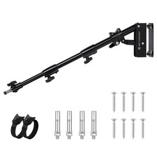Wall Mount Boom Arm 39.4"- Rotating Triangle Stand for Ring Light, Softbox, Refl