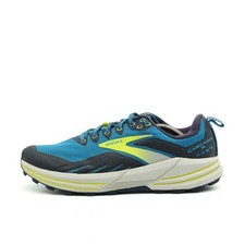Brooks Herren Cascadia 16 Laufschuhe Blau/Gelb Stoßämpfung Trailrunning EU 45