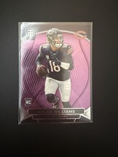 2024 Panini Totally Certified Caleb Williams #101 Rookies Mirror Purple RC Bears