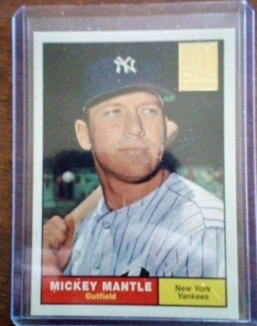 1996 Topps MICKEY MANTLE Card #300 Mint Yankees HOF Commemorative 11 of 19