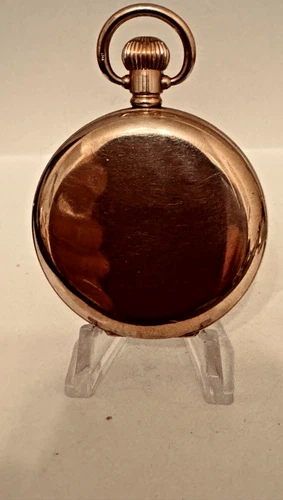 A Superb antique 10 Carat Gold plate ZENITH Hunter Pocket Watch Circa 1926