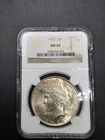 1922 Peace Silver $1 Dollar NGC MS 64, Uncirculated, Philadelphia Mint