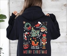 Merry Christmas Hoodie, Matching Christmas , Reindeer Merry Hoodie