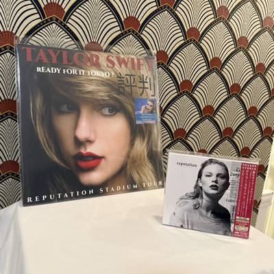 Taylor Swift Reputation Bundle #1 Tokyo Blue Vinyl + Japan CD/DVD SEALED Rare