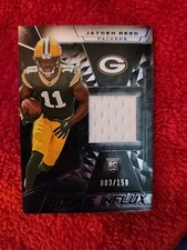 2023 Panini Black - Rookie Influx Materials Jayden Reed #RI-30 /150 (MEM, RC)