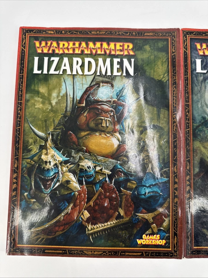 Lot Of 2 Warhammer Lizardmen & Lustria Campaign Supplement Books 2003/2004 WHFB - Image 2 of 4