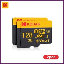 2PCS Kodak High-Speed SD Memory Card 32GB/64GB/128GB for Dash Cams, Cameras ...