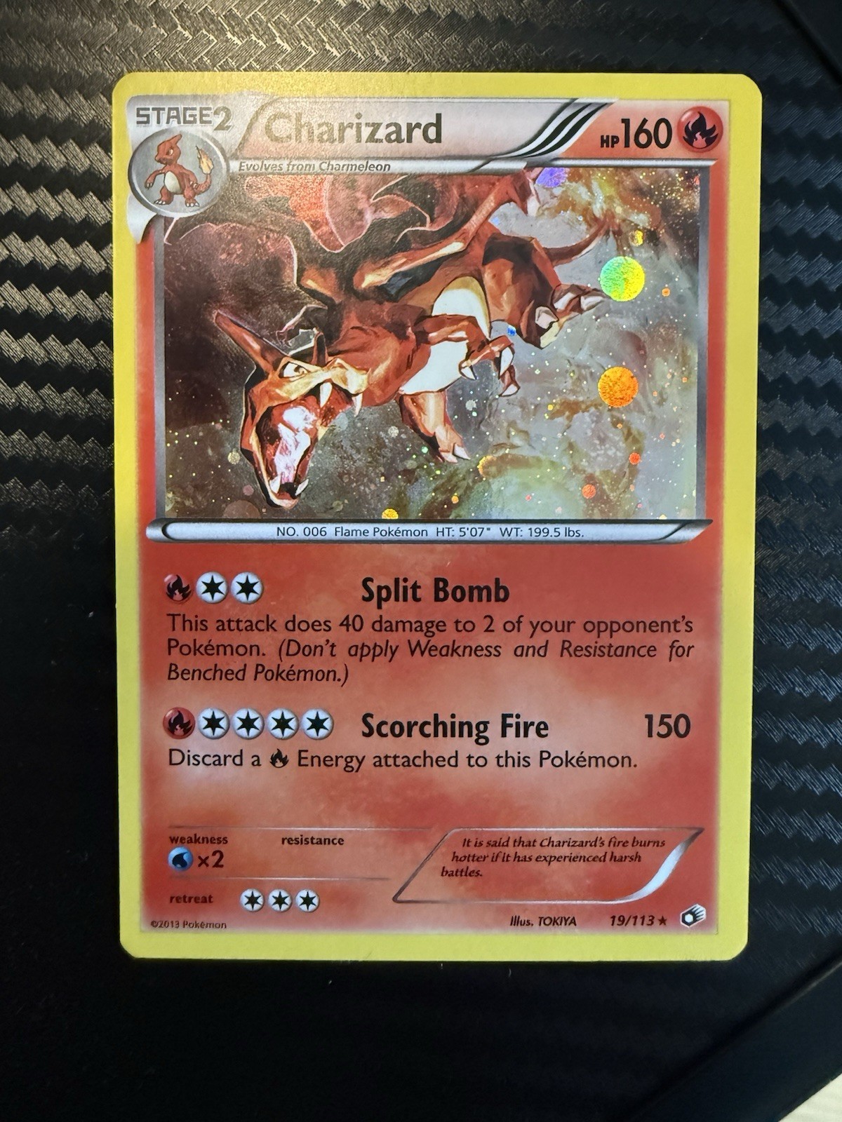 Charizard: 19/113 - Alternate Art Cosmos Holo Rare - Legendary Treasures / NM-
