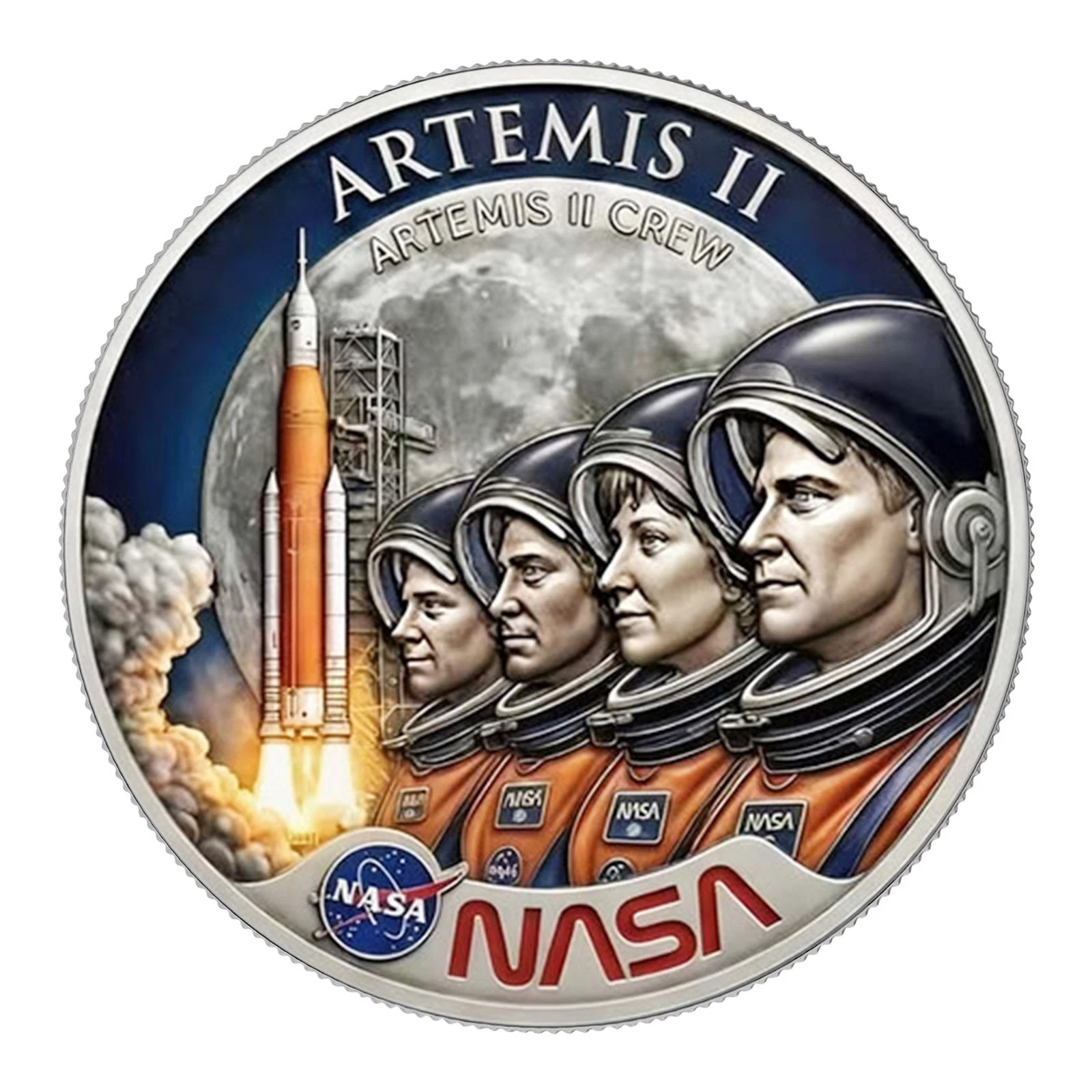 Nasa Artemis Ii Mission Coin