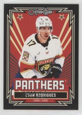 2025-26 O-Pee-Chee Retro Black Border 41/100 Evan Rodrigues #112 2o7