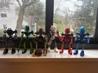 Original Lego Bionicle TOA MATA  Complete Set of 6 With Canisters and Two Books