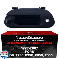 Master Tailgaters Black Tailgate Handle with Backup Camera Replacement for Fo