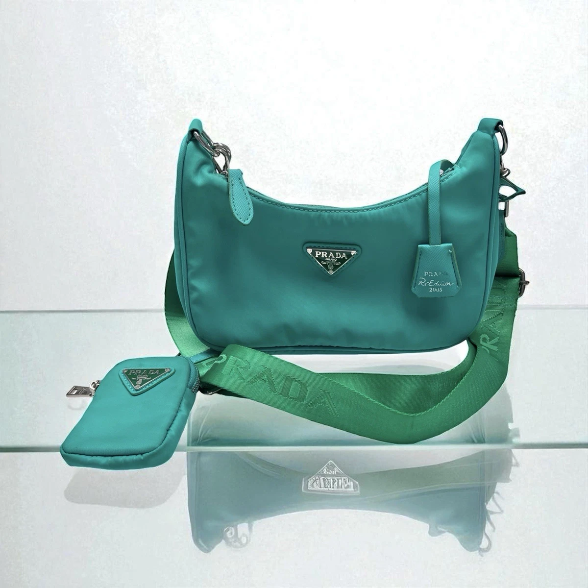 PRADA Tessuto Green Bags & Handbags for Women | Updated Sep 2026